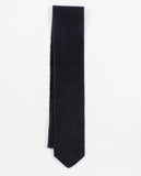 Dark Blue Knitted Tie 100% Cashmere