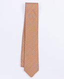 Light Orange Tie 100% Silk