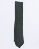 Dark Green Tie 100% Silk