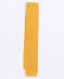 Gravata de Malha 100% Lã em Amarelo Claro