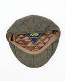 Gorra 100% Lana en Verde Oscuro