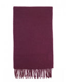 Dark Bordeaux Scarf 100% Cashmere