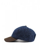 Gorra 100% Lana en Azul Oscuro