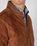 Chaqueta 100% Piel en Marrón