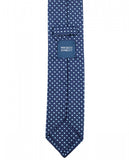 Corbata 100% Seda en Azul Oscuro