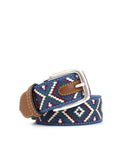 Dark Blue Casual Belt 100% Cotton