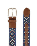 Dark Blue Casual Belt 100% Cotton
