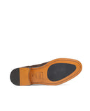 Sapatos Oxford Desportivos 100% Pele em Castanho Escuro