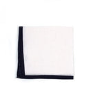 White Pocket Squares 100% Linen