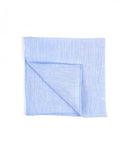 Light Blue Pocket Squares 100% Linen