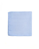 Light Blue Pocket Squares 100% Silk