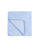 Light Blue Pocket Squares 100% Silk