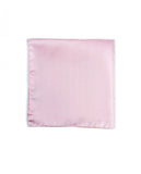 Light Pink Pocket Squares 100% Silk