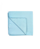 Turquoise Blue Pocket Squares 100% Silk