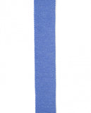 Corbata Seda Punto 100% Lana en Azul Claro