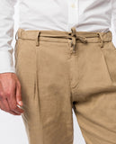 Pantalón Chino Soft Slim en Beige Oscuro