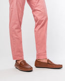 Calças Chinos Soft Slim em Cor-de-rosa Claro