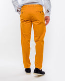 Pantalón Chino Soft Slim en Naranja Claro