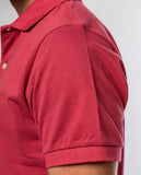 Red Short Sleeve Polo 100% Cotton