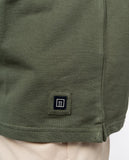 Polo Piqué 100% Algodón en Verde Oliva Oscuro