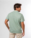 Polo Piqué 100% Algodón en Verde Claro