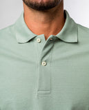 Polo Piqué 100% Algodón en Verde Claro