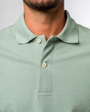Light Green Short Sleeve Polo 100% Cotton