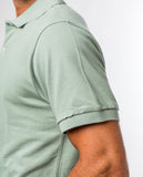Light Green Short Sleeve Polo 100% Cotton