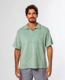 Light Green Short Sleeve Terry Polo 100% Cotton