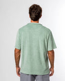 Light Green Short Sleeve Terry Polo 100% Cotton