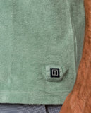 Light Green Short Sleeve Terry Polo 100% Cotton