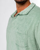 Light Green Short Sleeve Terry Polo 100% Cotton