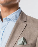 Light Beige Sports Jacket 100% Linen