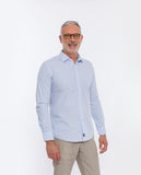 Camisa 100% Algodón en Azul Claro