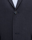 Dark Blue Classic Jacket 100% Linen