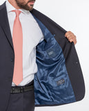 Dark Blue Suit Regular Plain 100% Flece wool