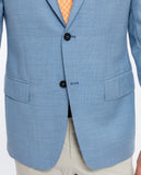 Light Blue Sports Jacket 100% Flece wool