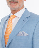 Light Blue Sports Jacket 100% Flece wool