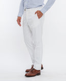 White Regular Chino Trousers