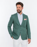 Americana 100% Lino en Verde Oliva
