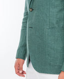 Dry Green Casual Jacket 100% Linen