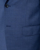 Dark Blue Classic Jacket 100% Flece wool
