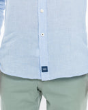 Light Blue Casual Shirt 100% Linen