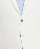 White Casual Jacket 100% Linen