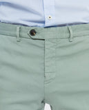 Green Regular Chino Trousers