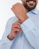 Light Blue Casual Shirt 100% Cotton