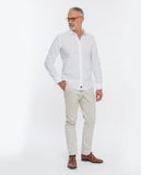 White Casual Shirt 100% Cotton