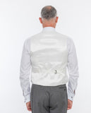 Chaleco 100% Lino en Beige Claro