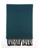 Dark Green Scarf 100% Flece wool