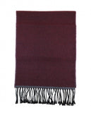 Dark Bordeaux Scarf 100% Flece wool